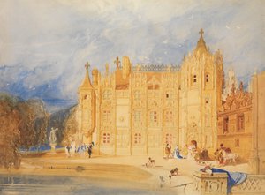 アバシアル ハウス、サン トゥアン修道院、ルーアン、1824～31 年。 作： John Sell Cotman