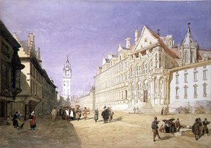 ホテル・ドゥ・ヴィル、ゲント 作： John Sell Cotman
