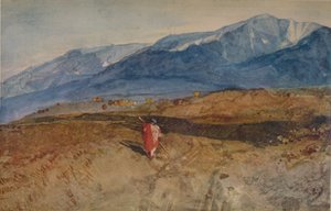 羊飼いの風景、1923 作： John Sell Cotman