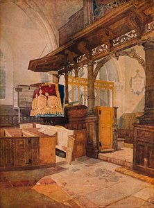 トレンタム教会、c1810 作： John Sell Cotman