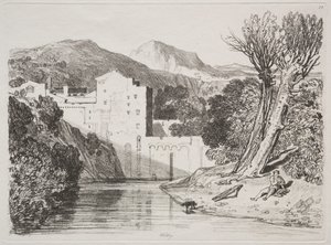 ウィットビー 作： John Sell Cotman