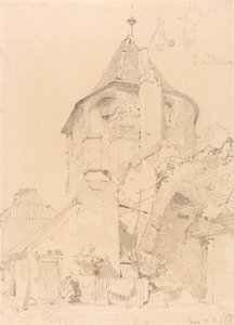 北西の塔、ヤーマス 作： John Sell Cotman