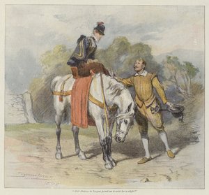 デニスの心臓（chromolitho） 作： John Seymour Lucas