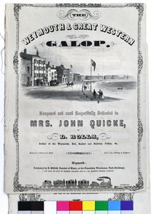 ウェーマス＆グレート・ウェスタン・ギャロップ、1870年頃（リトグラフ、紙）