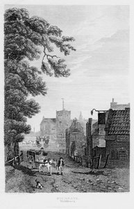 ハイゲート、ロンドン、1814年。 作： John Shury