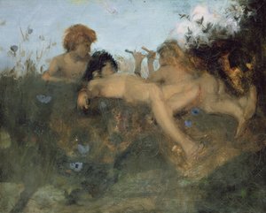 1878-79年の夏の牧歌 作： John Singer Sargent
