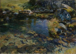 アルペンプール、1907 作： John Singer Sargent