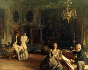 ヴェネツィアのインテリア 作： John Singer Sargent