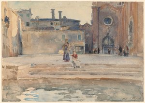 カンポ デイ フラーリ、ヴェネツィア 作： John Singer Sargent