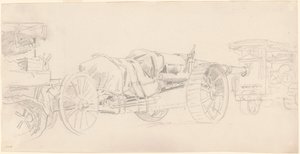 キャノン トレーラー、フランス 作： John Singer Sargent