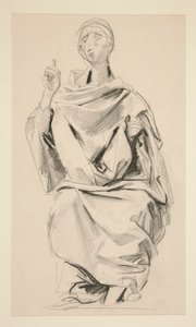 ドレープフィギュア 作： John Singer Sargent