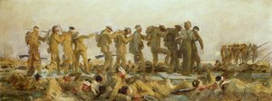 ガス研究、石油研究、1918-19 作： John Singer Sargent