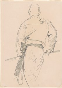 ゴンドリエ、ヴェネツィア、1912年 作： John Singer Sargent
