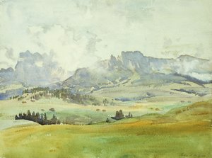 ドロミテでは、1914 作： John Singer Sargent