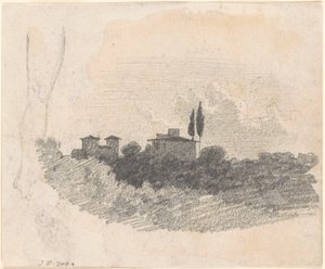 イタリアン・ヴィラ［長方形］、1870-1872年 作： John Singer Sargent