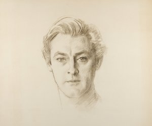 ジョンバリモア、1923年（紙にクレヨン） 作： John Singer Sargent