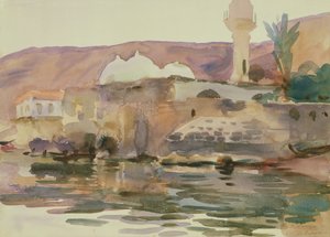 ティベリアス湖（紙に水彩） 作： John Singer Sargent