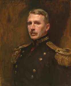 レナード・ウッド、1903年。 作： John Singer Sargent