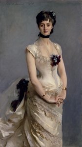 ポールポアソン夫人、1885年 作： John Singer Sargent