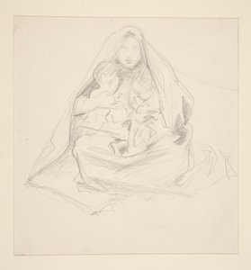 マドンナと子供 作： John Singer Sargent