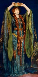 マクベス夫人としてのエレンテリーさん、1906年、1912年。 作： John Singer Sargent
