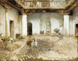 ムーアの中庭 作： John Singer Sargent