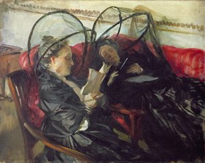 蚊帳、1908 作： John Singer Sargent