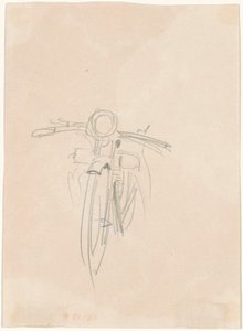オートバイ [裏面] 作： John Singer Sargent