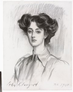 レディー・エルシー・マイヤーの肖像、1908年2月 作： John Singer Sargent