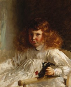 若い男の子としてのリロイ・キングの肖像、1888 作： John Singer Sargent