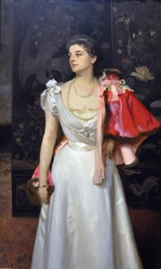 ソフィーイラリオノフナデミドフ王女の肖像1871〜1953年、ボロンツォヴァダシュコヴァ、1895-1897年 作： John Singer Sargent