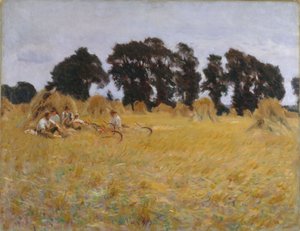 麦畑で休む死神、1885 作： John Singer Sargent