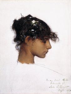 ロシーナ・フェラーラ、カプリガールのヘッド 作： John Singer Sargent