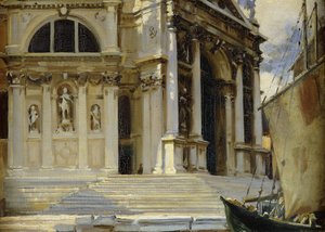 サンタマリアデッラサルーテ、ヴェネツィア、 作： John Singer Sargent