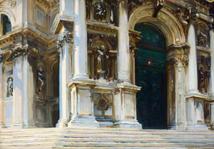 1909年、ヴェネツィアのサンタ・マリア・デッラ・サルーテ。 作： John Singer Sargent