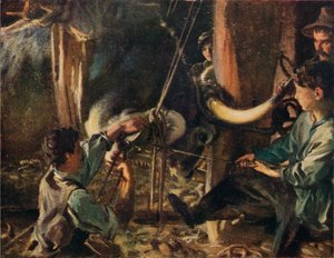 牛の靴、c1910 作： John Singer Sargent