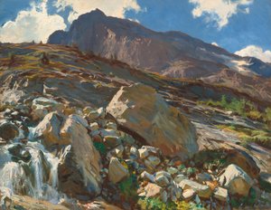 シンプロン・パス、1911年 作： John Singer Sargent