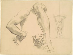 古典・ロマン主義美術の研究、1921年頃。 作： John Singer Sargent