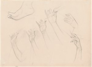 「フメ・ダンブル・グリ」のための習作 作： John Singer Sargent