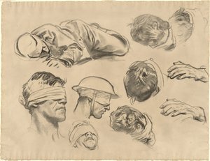 「ガスド」の習作 作： John Singer Sargent