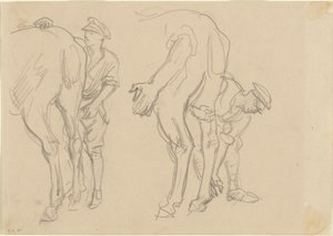 スコッツ・グレイの習作、1918年。 作： John Singer Sargent