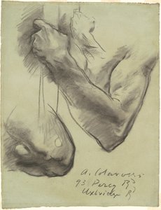 「宗教の勝利」のための研究 作： John Singer Sargent