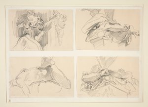 チェリーニの研究 作： John Singer Sargent