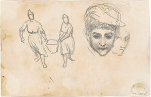 農民の研究 [裏面] 作： John Singer Sargent