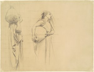 「ダナイデス」のための習作 作： John Singer Sargent