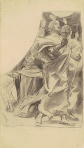宗教の勝利」のための習作、1903-1916年頃。 作： John Singer Sargent