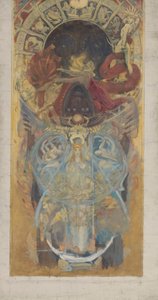 ボストン公立図書館の壁画の研究: アーチ道のデザイン