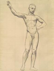 アポロとミューズのためのアポロの研究、c。 1921年。 作： John Singer Sargent