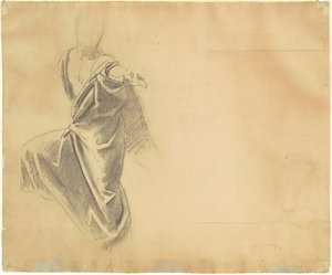 ドレープの研究 [裏面] 作： John Singer Sargent