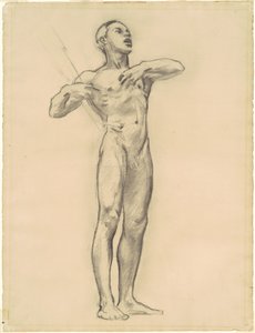 「古典的でロマンティックな芸術」のためのオルフェウスの習作 作： John Singer Sargent